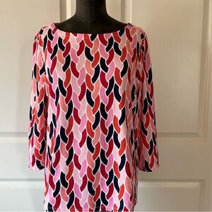 Vibrant Pink and Red Women's Blouse